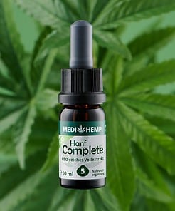 Medihemp Organic Hemp Complete 5% CBD olej, 500mg