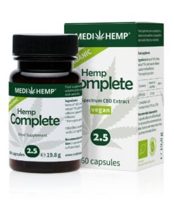 Organic Hemp Complete 2,5% CBD kapsle, 405mg, 60ks tobolek