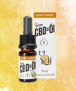 Bio 4% CBD olej pro kočky a zvířata citlivá na chuť, 400mg 11 Vetrihemp Bio 4% CBD olej pro kočky a zvířata citlivá na chuť, 400mg