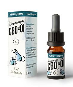 Vetrihemp bio CBD 4% olej pro hlodavce a malé psy do 10 kg, 400mg