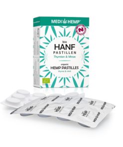 Organic Hemp Pastilles thyme & mint