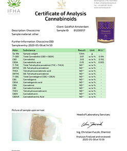 Chococino s CBD, 50mg