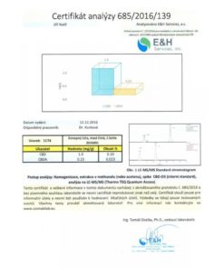 Cestovní konopná mast čistá, 17mg