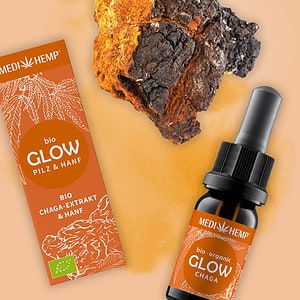 MEDIHEMP Organic GLOW Chaga Extract & Hemp