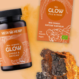 MEDIHEMP Organic GLOW Chaga Extract & Hemp