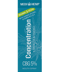 Organic ústní sprej Concentration 5%, 500mg (expirace) 7 Medihemp Organic mouth spray Concentration 5% CBG