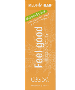 Medihemp Organic ústní sprej Feel Good 5%, 500mg