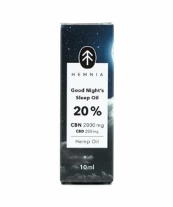 Hemnia Good Night´s Sleep Konopný olej 20%, 2000 mg CBN, 250 mg CBD, 10 ml