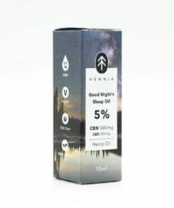 Hemnia Good Night´s Sleep Konopný olej 5%, 500 mg CBN, 250 mg CBD, 10 ml