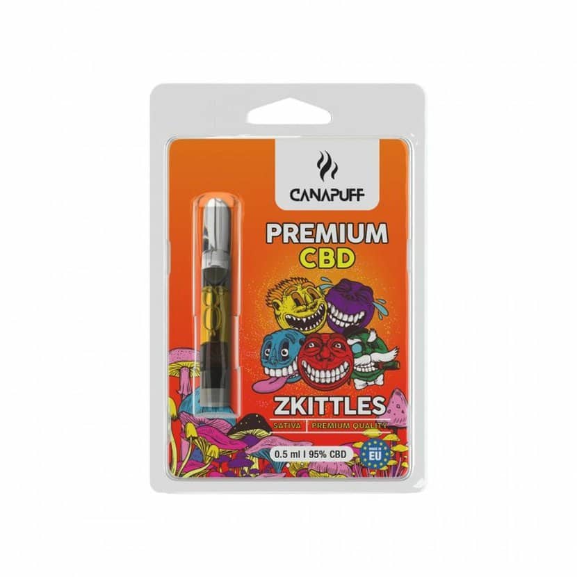 ZKITTLES cartridge - CBD 95%, 0,5ml 3 CanaPuff - ZKITTLES cartridge - CBD 95%, 0,5ml