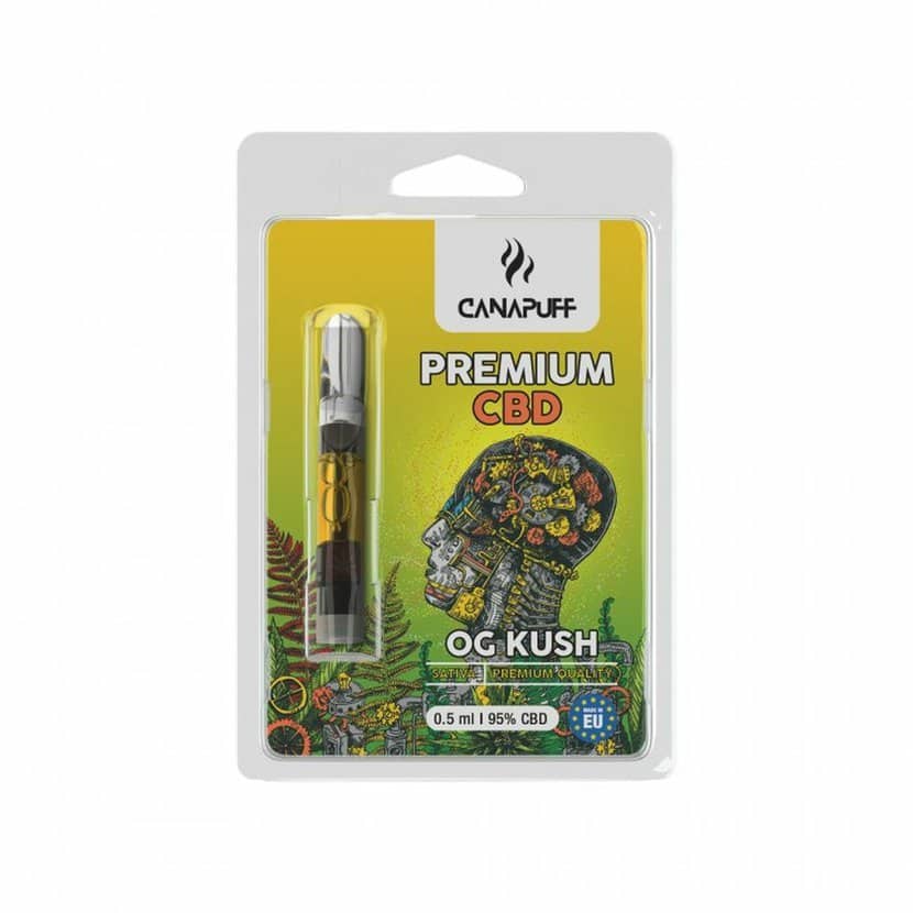 OG Kush cartridge - CBD 95%, 0,5ml 3 CanaPuff - OG Kush cartridge - CBD 95%, 0,5ml