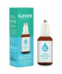 Green Pharmaceutics Sprej Nano CBG/CBD – 300 mg, 30 ml