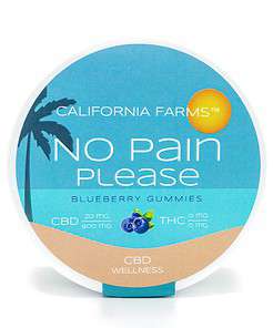 California Farms CBD ŽELÉ: ZBAVTE SE BOLESTI – 40 KS, 800MG CBD