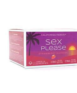 California Farms CBD ŽELÉ: LÁSKU, PROSÍM – 40 ks, 600mg CBD, 400mg CBG