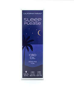 California Farms OLEJ: PRO HLUBOKÝ A DLOUHÝ SPÁNEK – 30ml, 3000mg