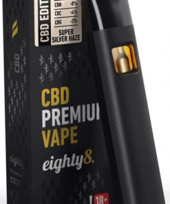 Eighty8 CBD Vape Pen Premium Super Silver Haze, 45 % CBD, 2 ml
