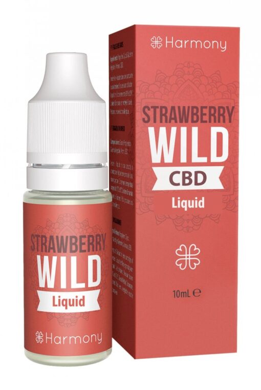 Harmony CBD Liquid Wild Strawberry 10ml, 30-600 mg CBD