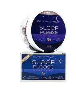 CBD želé STRONG: Pro hluboký a dlouhý spánek - 40ks, 1600mg