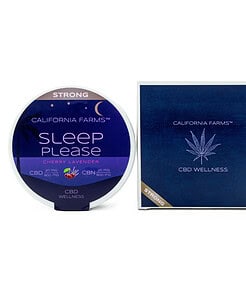 California Farms ŽELÉ STRONG: PRO HLUBOKÝ A DLOUHÝ SPÁNEK – 40 ks, 800mg CBD, 800mg CBN