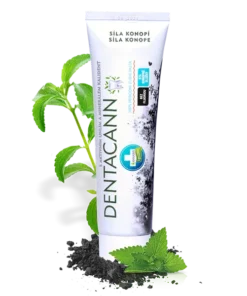 Annabis DENTACANN PŘÍRODNÍ ZUBNÍ PASTA BEZ FLUORIDU S AKTIVNÍM UHLÍM