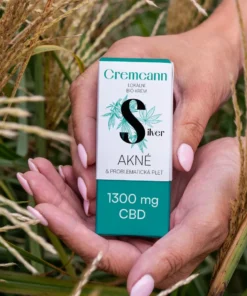 Annabis CREMCANN SILVER 1 300 mg LOKÁLNÍ BIO KRÉM PRO PROBLEMATICKOU PLEŤ
