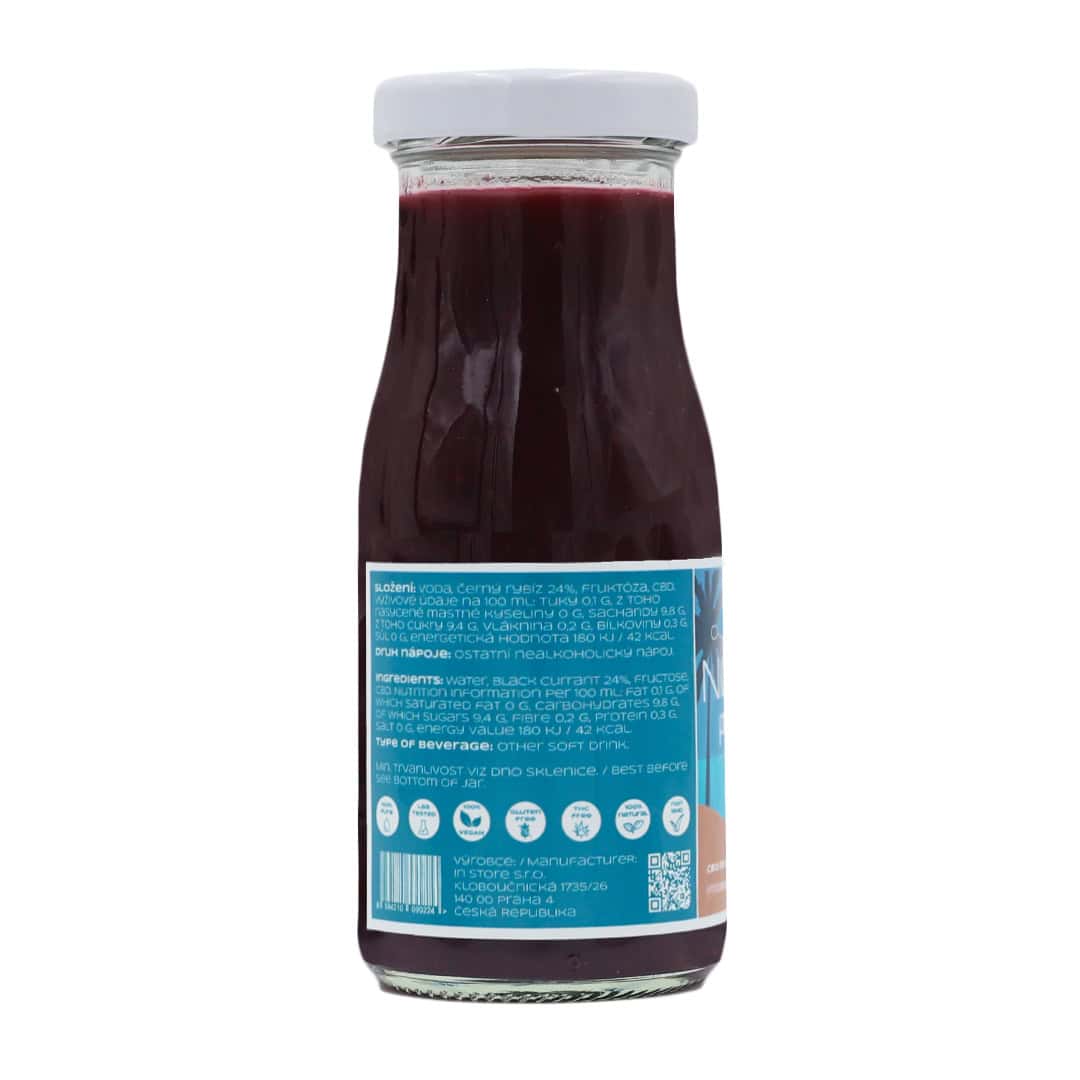 Nápoj: pro fyzickou i psychickou úlevu - 150ml, 30mg 5 NÁPOJ: PRO FYZICKOU I PSYCHICKOU ÚLEVU – 150 ml, 30 mg CBD