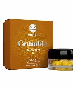 Happease Lemon Tree Crumble, 90% CBD, 1g