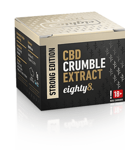 Eighty8 Crumble Extrakt 85 % CBD, THC 0,2%, 1 g