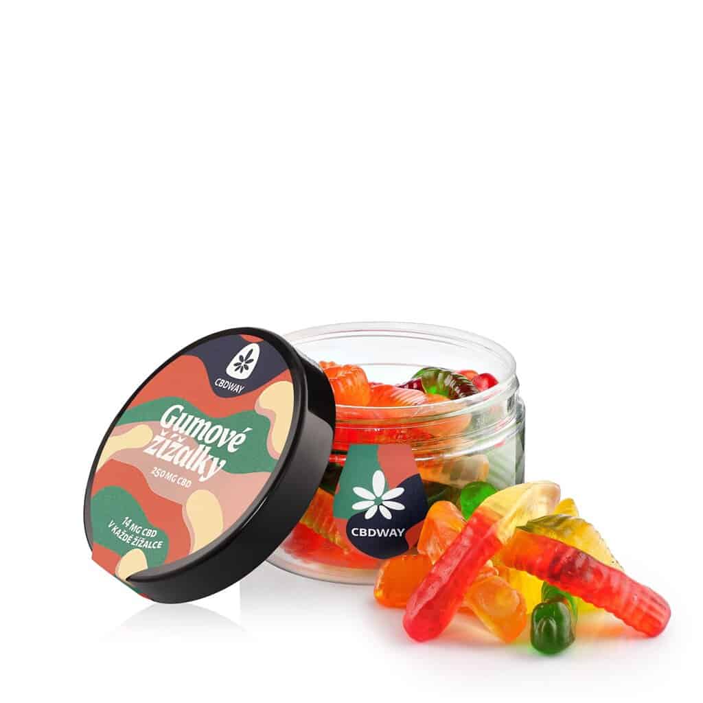 CBD Gumové žížalky sladké 8 CBD Gumové žížalky sladké - Obrázek 6