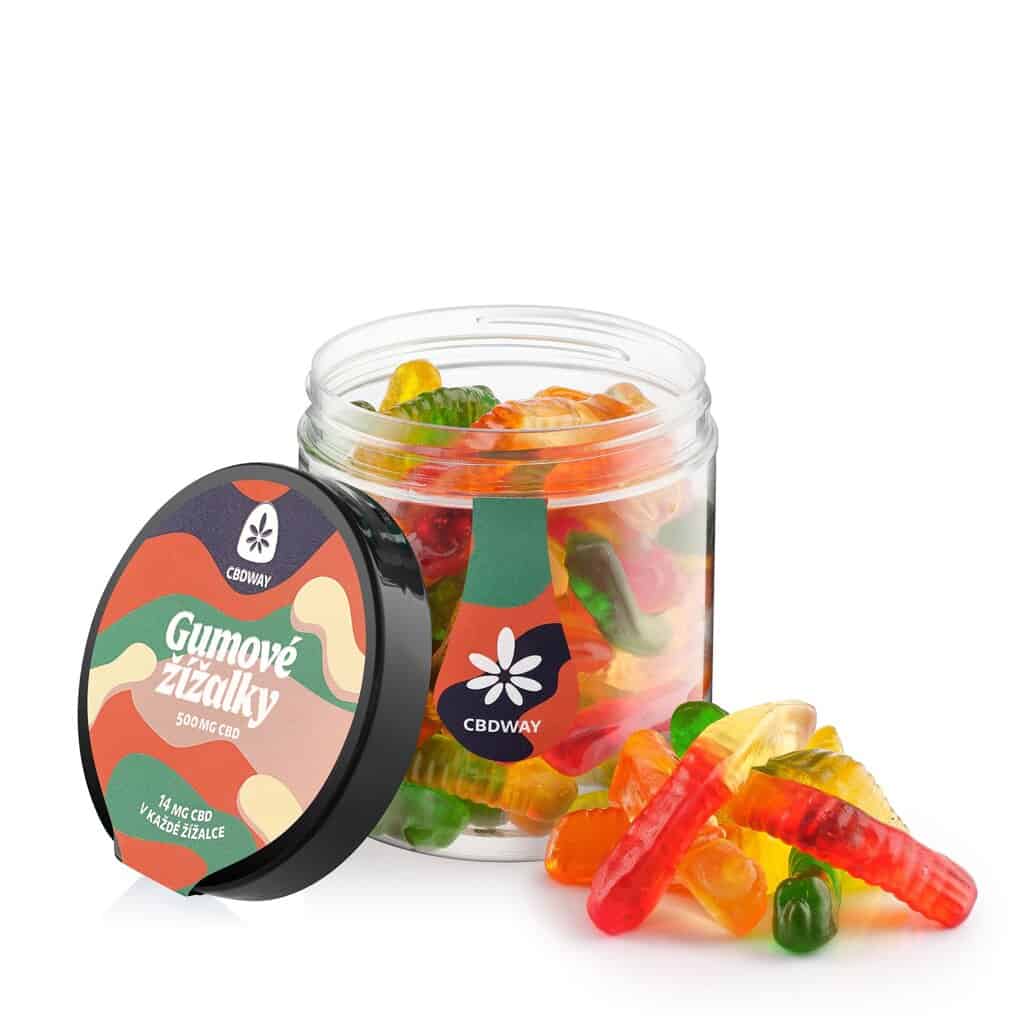 CBD Gumové žížalky sladké 7 CBD Gumové žížalky sladké - Obrázek 5
