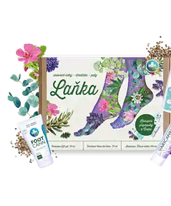 Dárkové sady 5 ANNABIS DÁRKOVÁ SADA – LAŇKA – PRODUKTY PRO PÉČI O NOHY, CHODIDLA I PATY!