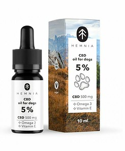 CBD olej pro psy 5 %, 500 mg, 10 ml