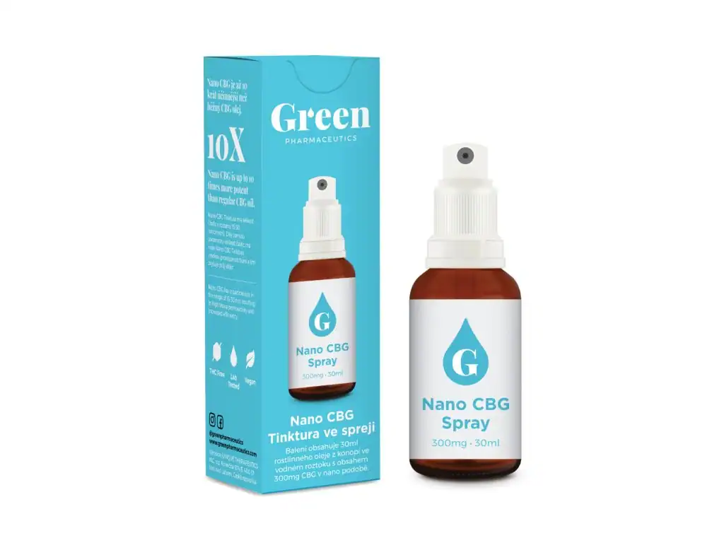Nano CBG Sprej - 300 mg, 30 ml 3 CBG NANO sprej