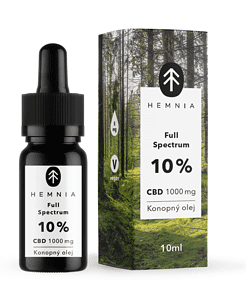 Full Spectrum CBD Konopný olej 10%, 1000 mg