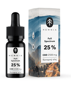 Full Spectrum CBD Konopný olej 25%, 2500 mg