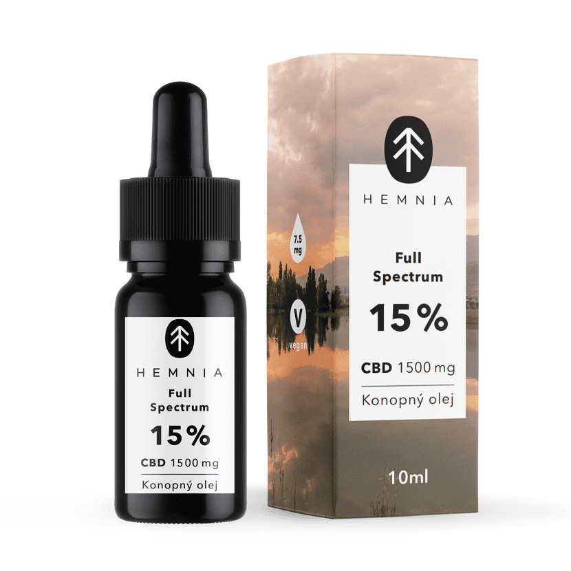 Full Spectrum CBD Konopný olej 15%, 1500 mg 3 Full Spectrum CBD Konopný olej 15%, 1500 mg