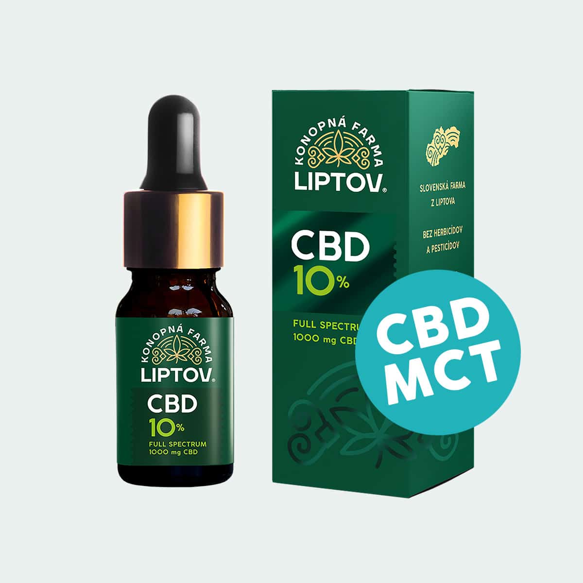 CBD olej s MCT 10% full spectrum, 1000mg 3 CBD olej s MCT 10% full spectrum