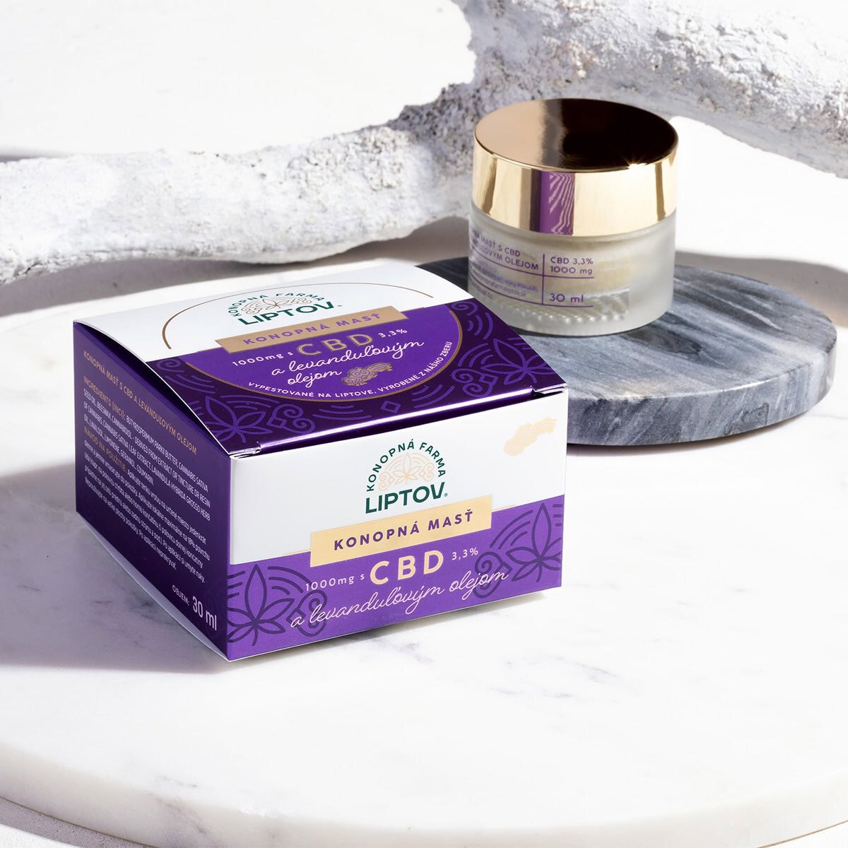 Konopná mast CBD s levandulí, 1000 mg 3 Konopná mast CBD s levandulí, 1000 mg - Obrázek 2