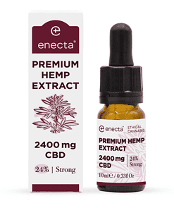CBD Konopný olej 24%, 2400 mg, 10 ml
