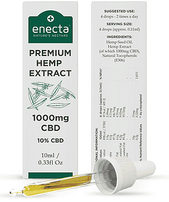 CBD Konopný olej 10%, 1000 mg, 10 ml