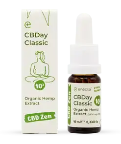 CBDay Plus Organický konopný extrakt CBD olej 10%, 1000 mg, 10 ml