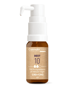 CBD olej Best 10 % (9 % CBD, 1 % CBG), 1200 mg
