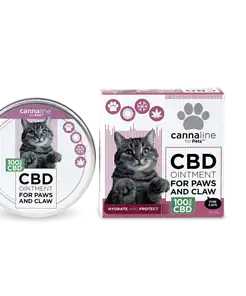 CBD mast pro tlapky a drápy pro kočky, 100mg