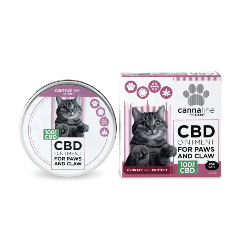 CBD mast pro tlapky a drápy pro kočky, 100mg