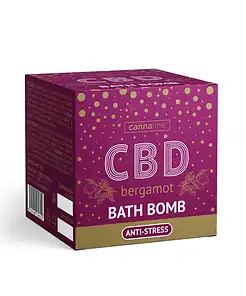 CBD antistresová koupelová bomba s bergamotem 5 CBD antistresová koupelová bomba s bergamotem – foto 2