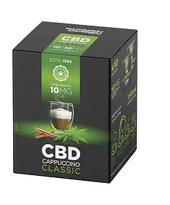 CBD instantní karamelové cappuccino (10 x 14 g)