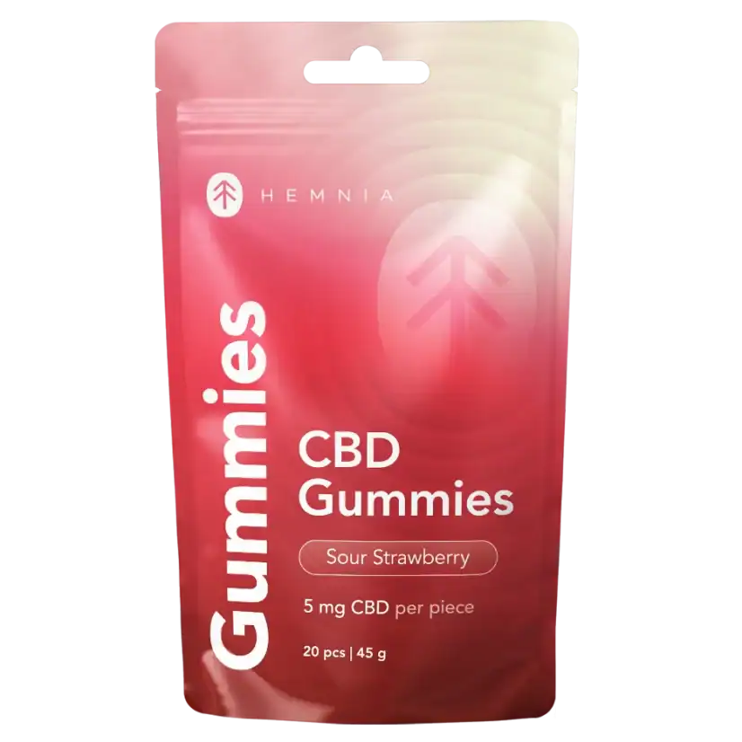 CBD Gummies bonbóny, Jahoda, 100 mg CBD, 20 ks x 5 mg, 45 g 4 CBD Gummies bonbóny, Jahoda, 100 mg CBD, 20 ks x 5 mg, 45 g – foto 2