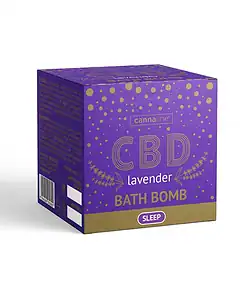 CBD koupelová bomba na spaní s levandulí