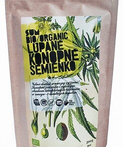 Bio organic loupané konopné semínko