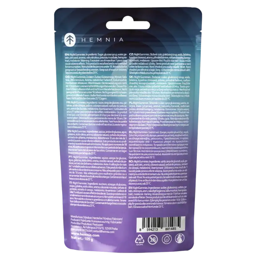 Sleep Gummies CBN + CBD + Melatonin 4 Sleep Gummies CBN + CBD + Melatonin – foto 2